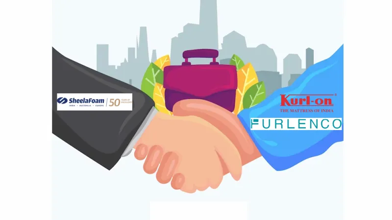 Kurlon Enterprises Limited and Furlenco Furniture, an online furniture retailer, have been acquired by Sheela Foam Limited, a maker of polyurethane foam used in Home Comfort products.