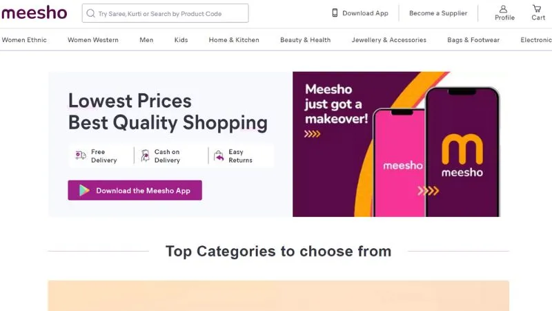 Top 20 Best Startups In Bangalore | Meesho
