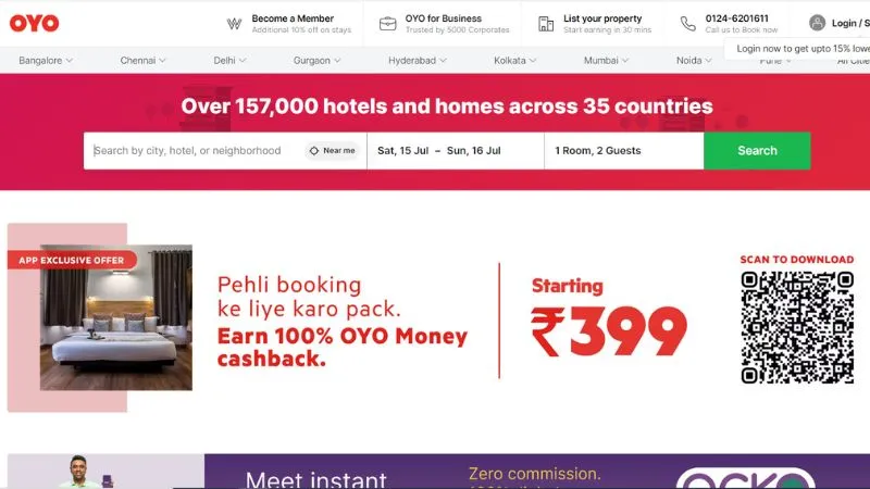 OYO - An Indian multinational hospitality chain