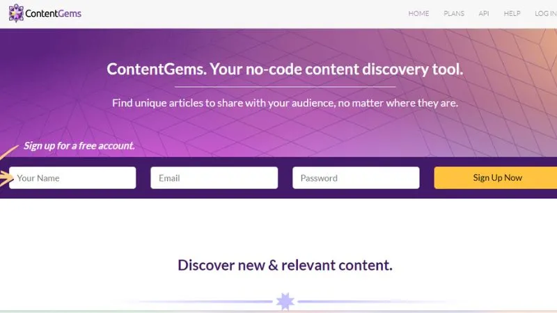 ContentGems - Strong and effective content curation tool