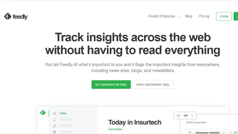 Feedly - Well-known information aggregator