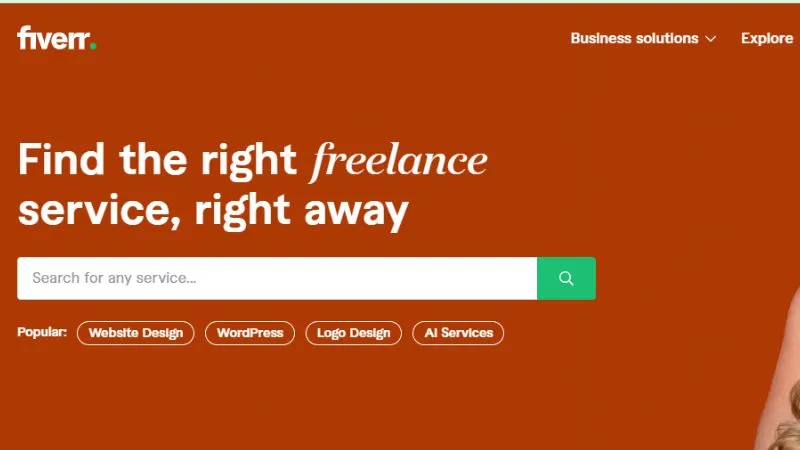 Fiverr - Busiest Websites for Freelancers and Professionals