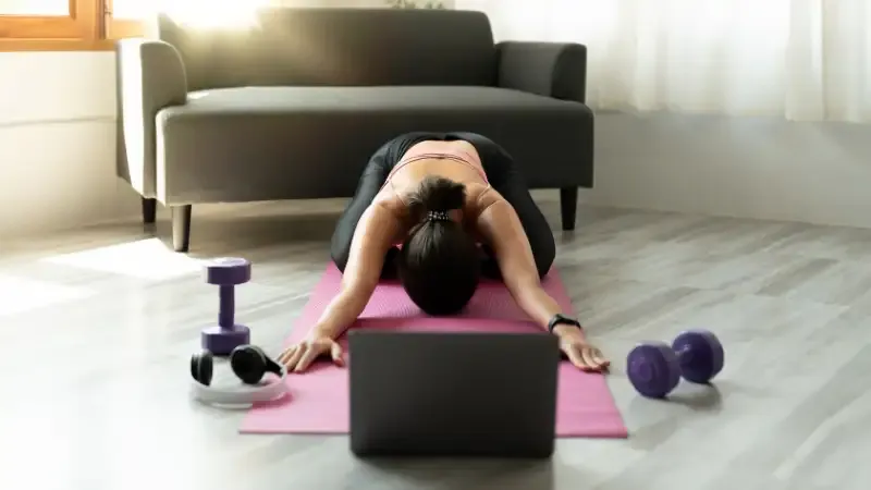 Starting a home-based fitness instruction business can be a fantastic opportunity given the rising popularity of at-home workouts and online fitness classes. Consider providing virtual fitness classes on coaching sessions given the popularity of online fitness. 