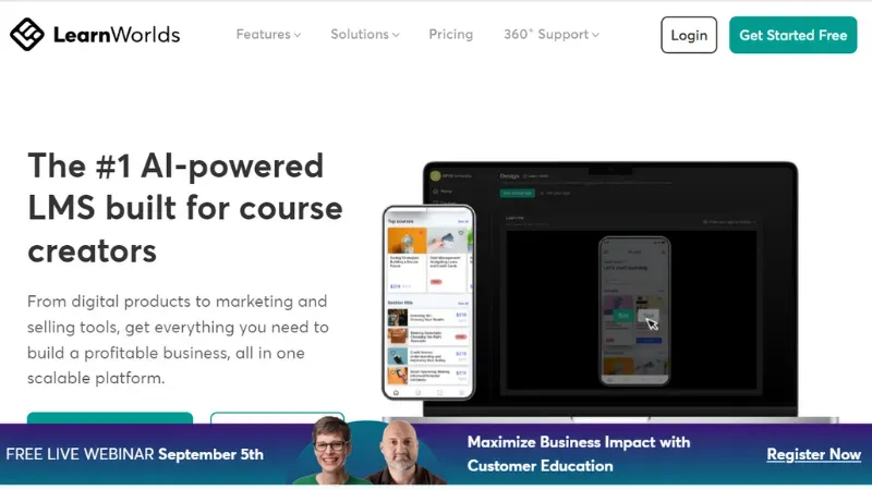 Learn Worlds - Most interactive learning system