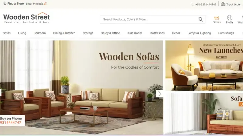 WoodenStreet is an internet-based platform that provides customized home furnishings. 