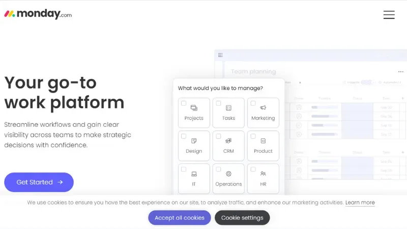 Monday.com - Rich Project Management Platform