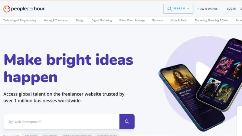 PeoplePerHour - Recruiters unrestricted access to Freelancers' profiles