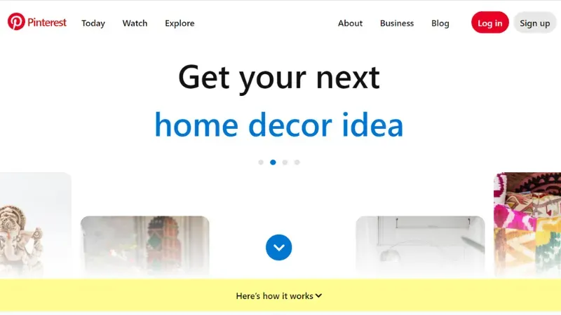 Pinterset - Visual discovery engine for finding ideas