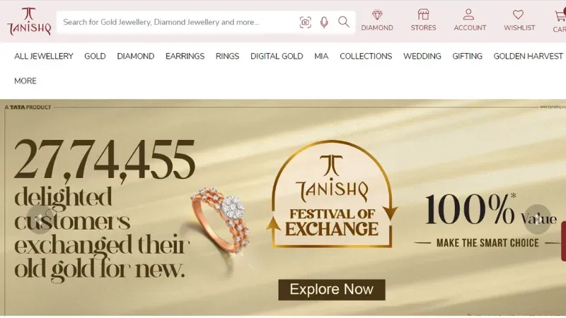 Tanishq - Biggest Jewellers in India