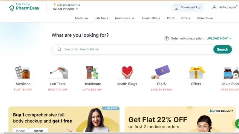 PharmEasy is an online pharmacy and medical supply company based in India that specialized in over-the-counter medicines, laboratory testing and medical equipment. The business which was established in 2015 in Mumbai, has experienced phenomenal growth. It is an internet drug store featuring every item you might find in a physical pharmacy. 
