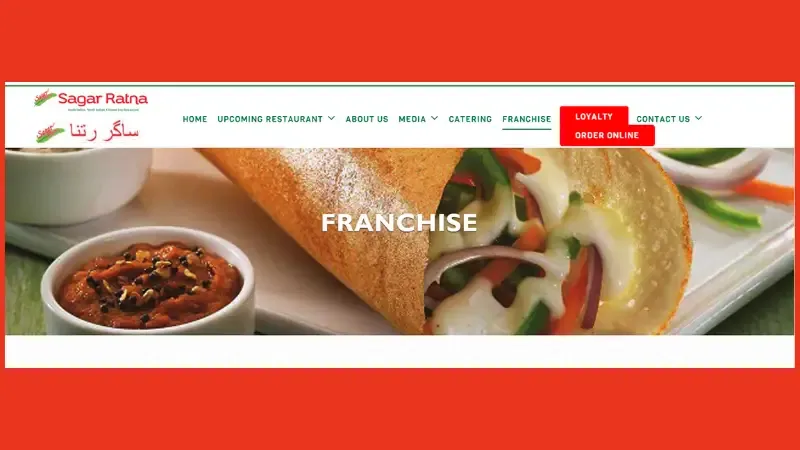 Sagar Ratna - A South Indian Fast Food Franchise in Northern India