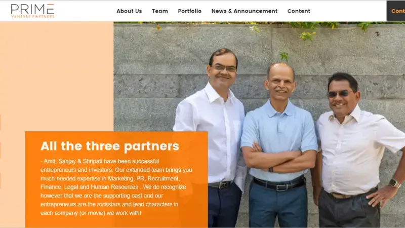 Top 10 Fintech Investors in India | Prime Venture Capital