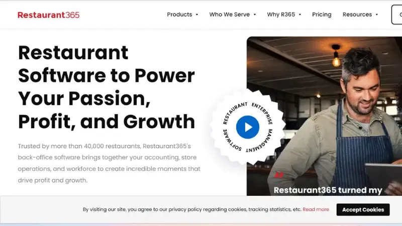 Restaurant365 is a cloud-based restaurant management solutions.