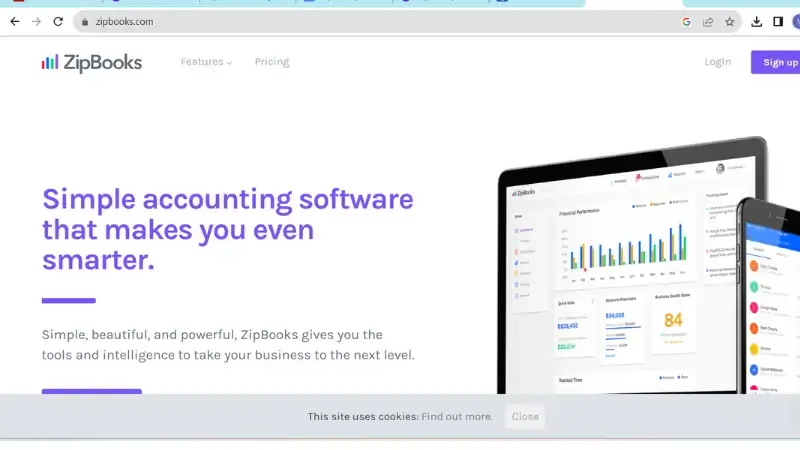 ZipBooks is an accounting software that operates in the cloud and is intended to meet the financial needs of small and medium-sized businesses.