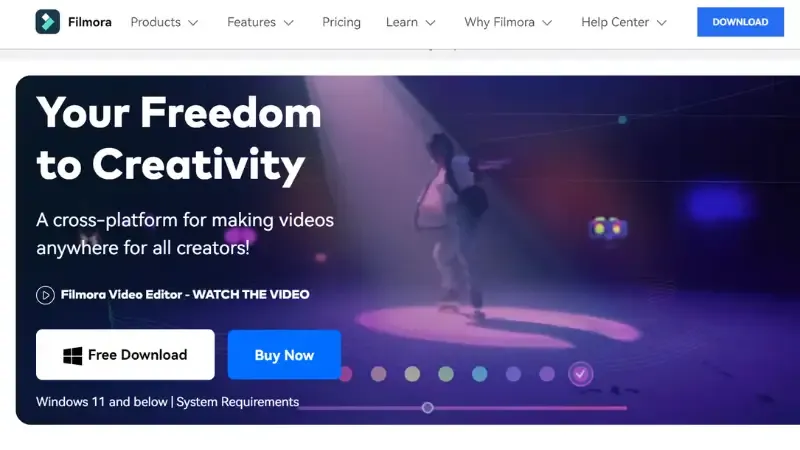 The Software offers various tools that help users push their boundaries of creative vision. Some of its features are overlays, filters, custom titles, transitions, and other effects tools.
