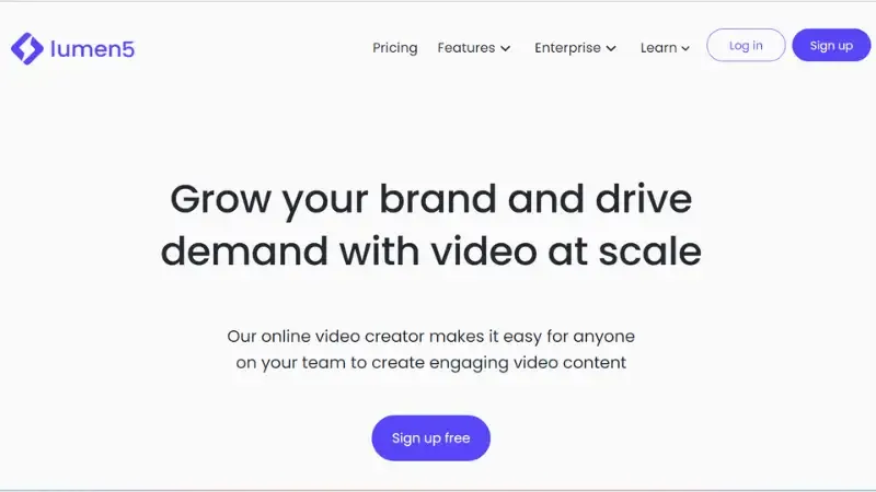 Lumen5 is one of the Powerful Video editing Software that provides the best video marketing tools to support businesses. The Platform offers a unique feature that helps users to create videos from existing blog posts and articles. 