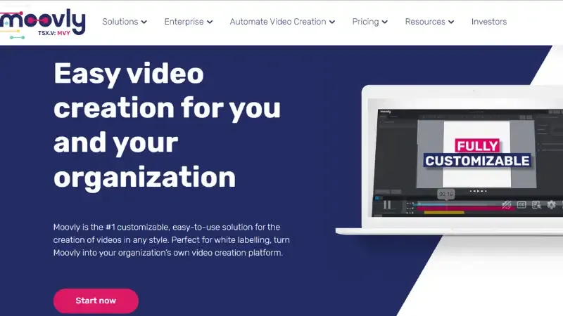 Moovly is one of the best Video software which offers a drag-and-drop video editing tool. The Platform is specially designed for beginners. It is a Web-based Software which offers user-friendly tools for creating high-quality videos, for personal, educational, business, or other purposes. 