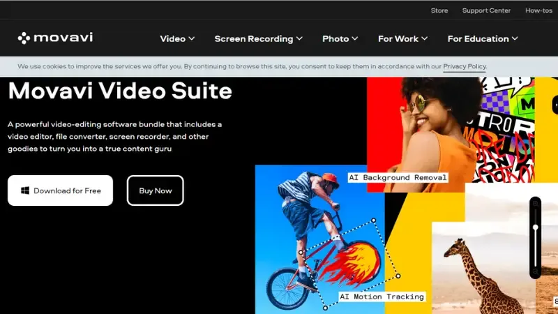 Movavi Video Editor is one of the best video editing software tools. Users can download this software from their site, It is one of the best choices for for beginners. The Platform made professional-looking home videos and presentations. 