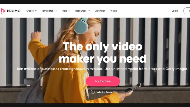 Promo.com  cloud-based video editing platform which is specially designed to help small and medium-sized businesses. The Software offers multiple features including an image resizer, a collage maker, and a social media calendar. With the help of his software users can easily edit their video and target their audience. 