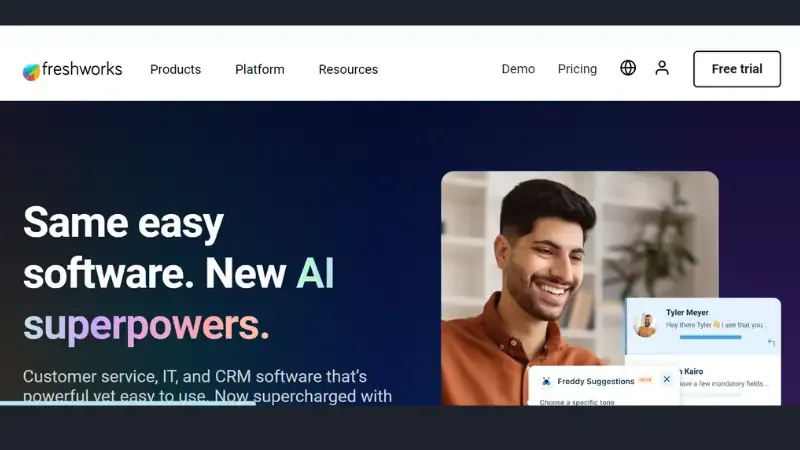 Freshworks is a Chennai-based Platform that provides Customer engagement software solutions. The Platform offers various types of services such as customer support, IT service management, chat application, project management, recruitment management, employee engagement, and more. 