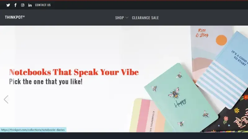 Thinkpot is a Mumbai-based bootstrapped company that provides Inspirational and motivational product solutions. It was founded by Manoj Pillai in 2014. They offer more than 1000 exemplary products.