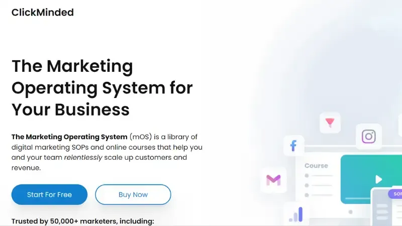 Clickminded is a website that provides training and asserts that one gets ten times the traffic from Google with their techniques and methods. 