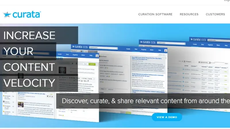 Curata is a  website that helps its users to learn digital marketing skills. The platform uses content curation software which helps its users to learn new skills, organize the data, and contribute to the website’s growth.