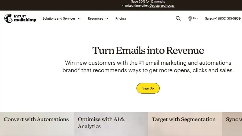 MailChimp is a website that is specially designed to learn digital marketing. The platform provides advanced tools for the marketing of a website.