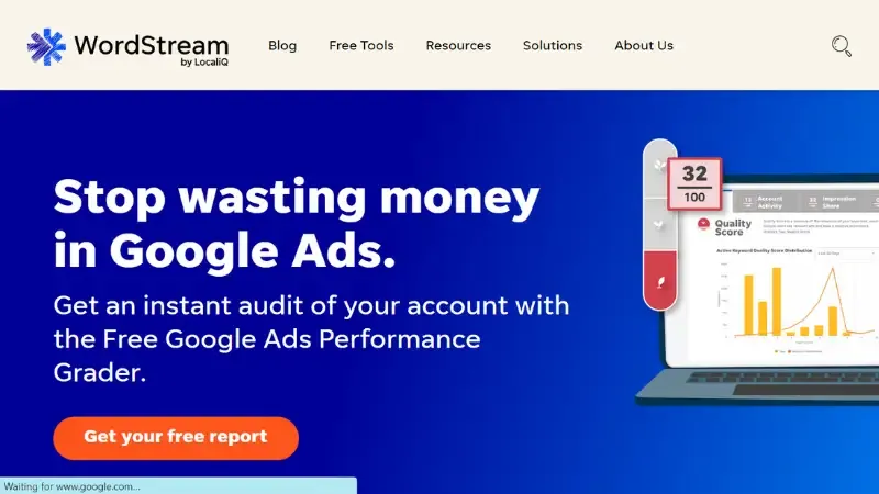 Wordstream is a website that helps to learn basic and necessary information for digital marketing.