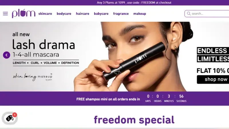 Shankar Prasad founded Plum in 2015 as the first vegan beauty brand.
