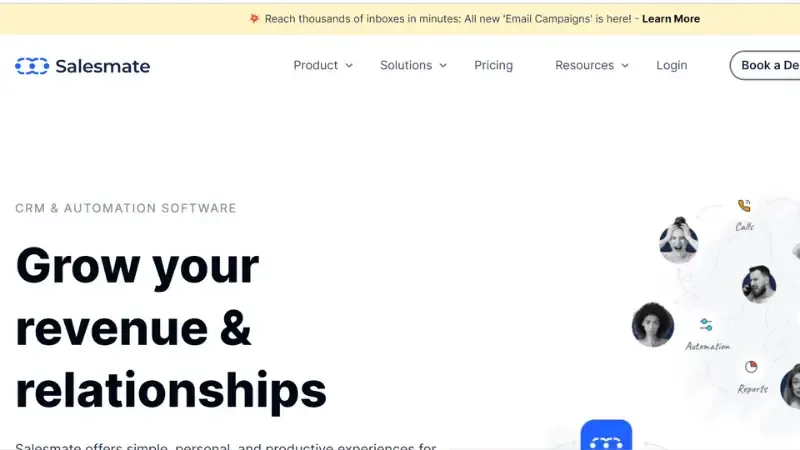 Salesmate - A customer relationship management system