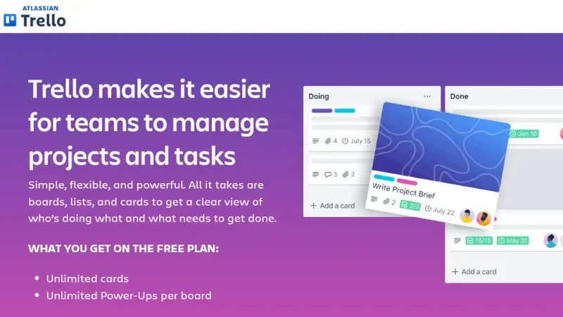 Trello - Kanban-Style List-Making Application