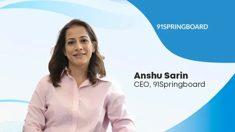 Anshu Sarin has been chosen by coworking company 91Springboard as its new CEO. Anand Vemuri, a cofounder who was serving as CEO, will now serve as executive chairman and assist in forming beneficial partnerships for the company's growth.