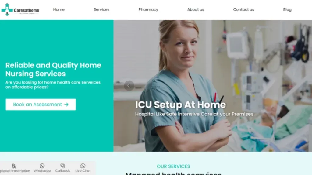 Caresathome is a Jaipur-based platform founded in 2019 that offers one of the best healthcare services at your own home. 