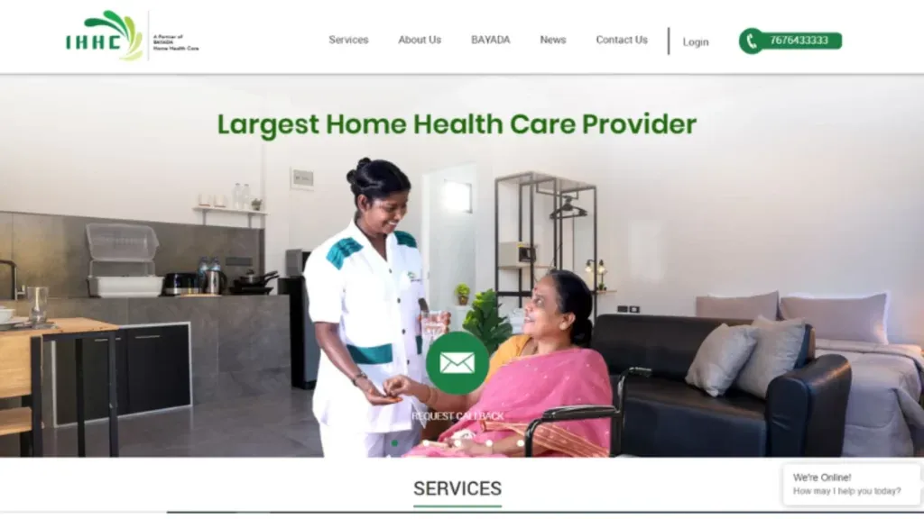 IHHC is one of the leading home health care in India, It was founded in 2009 based in Chennai.