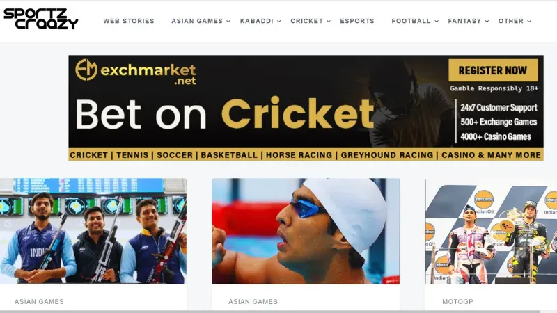Sportzcraazy is a sports tech platform platform founded by Vaibhav Jaiswal and Aditee Gulati in 2021 where they provide the latest news and updates globally.  The platform mainly deals in sports like cricket, football, Kabaddi, RMG, Fantasy Gaming, & Esports content, prediction, and more.