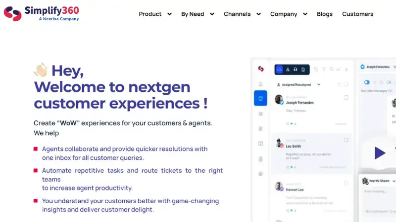 Customer service representatives may effortlessly engage with clients on social media thanks to simplify 360, an extensive client interaction tool. 
