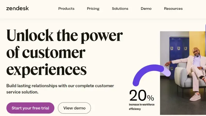 The most well known aspects of Zendesk, a well known multi channel customer engagement system are its customer support capabilities. Each chat session allows a customer to Converse with a variety of representatives. 
