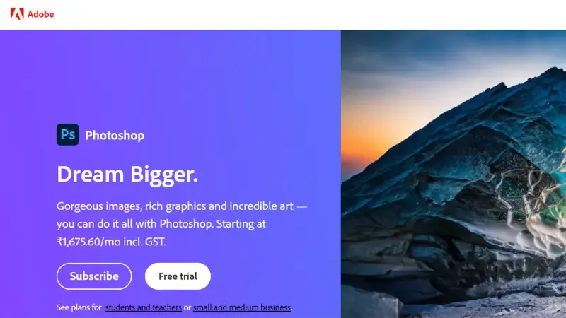 Adobe Photoshop - Graphic design is Adobe Photoshop