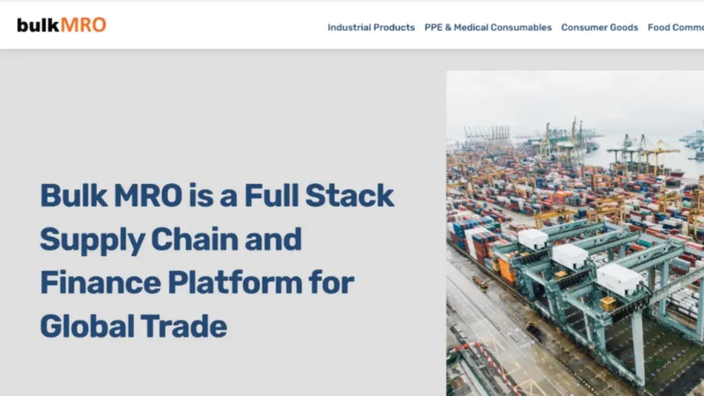 Bulk MRO - Worldwide logistics and financial platform