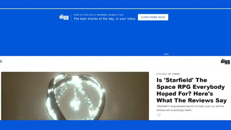 Digg - Social Networking Platform