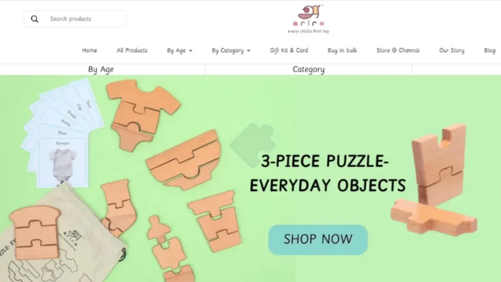 Ariro is a Toys and Games startup that offers wooden toys, it was founded by Vasanth Tamilselvan and Nisha Ramasamy. 