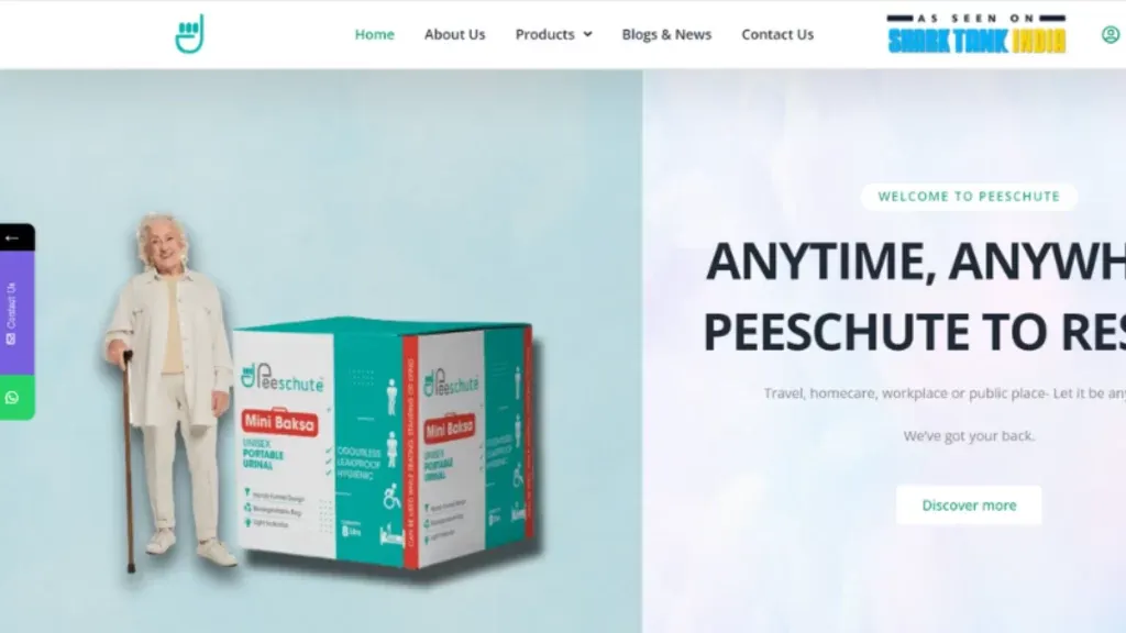 PeeSchute is a startup that comes with very unique ideas. The startup offers innovative unisex pocket-sized toilets.