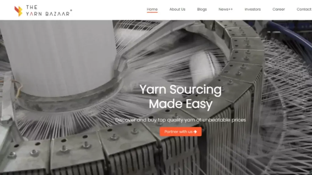 The Yarn Bazaar is a startup founded by Pratik Gadia, Vishal Darak, and Akshat Doshi. The company also builds yarn trading and lending mobile applications.