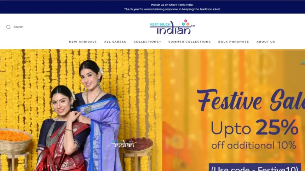 Very Much is an online store founded by Slony Gambhir in 2016, where they offer several woven sarees handcrafted by the weavers of India.