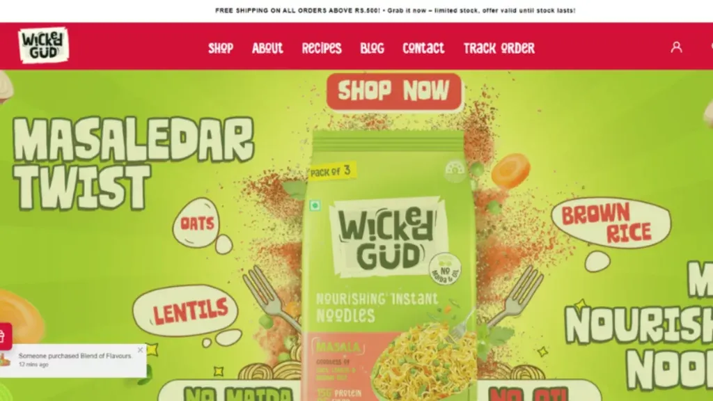 WickedGud is a food tech startup founded by Bhuman Dani in 2021.