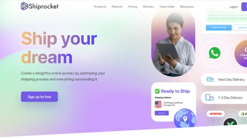 Shiprocket is an e-commerce platform founded by Saahil Goel, Gautam Kapoor, Vishesh Khurana, and Akshay Ghulati in 2017.