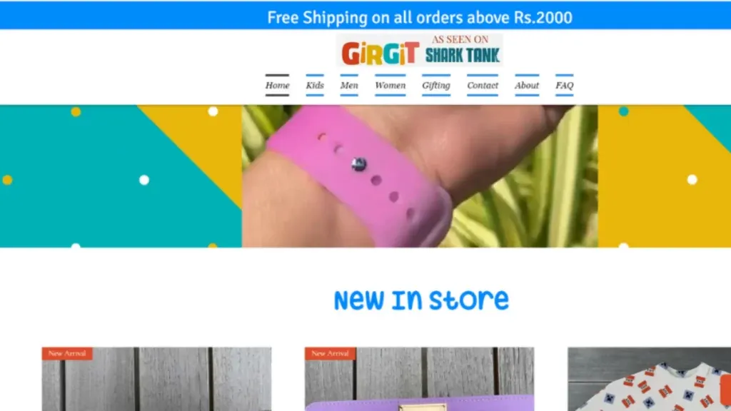 Girgit is a clothing brand founded by Pooja Bajaj Shah. The platform provides color-changing clothes, shoes, watch straps, and more. 