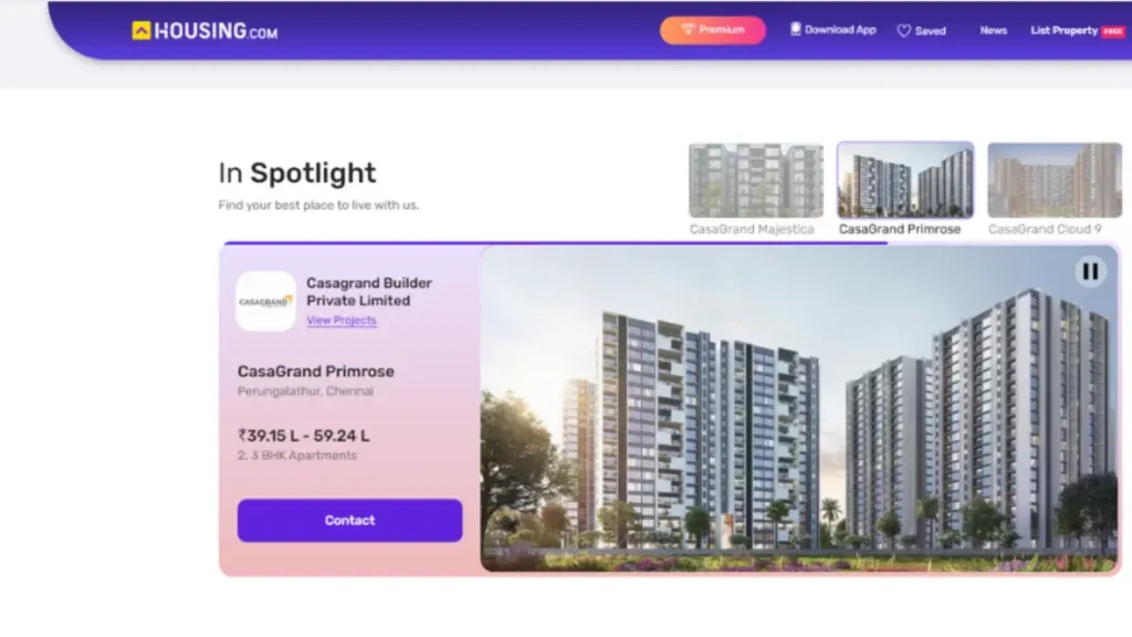 Housing is a home rental platform founded by Rahul Yadav in 2012, The platform helps in renting and selling flat. Users can find different types of flats according to their choice such as fully furnished, unfurnished, semi-furnished, and others. 