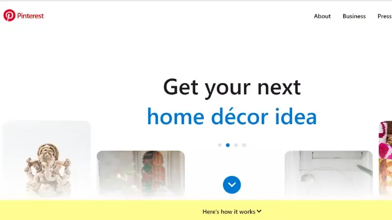 Pinterest - Solutions for Home Décor, Fashion, and Food